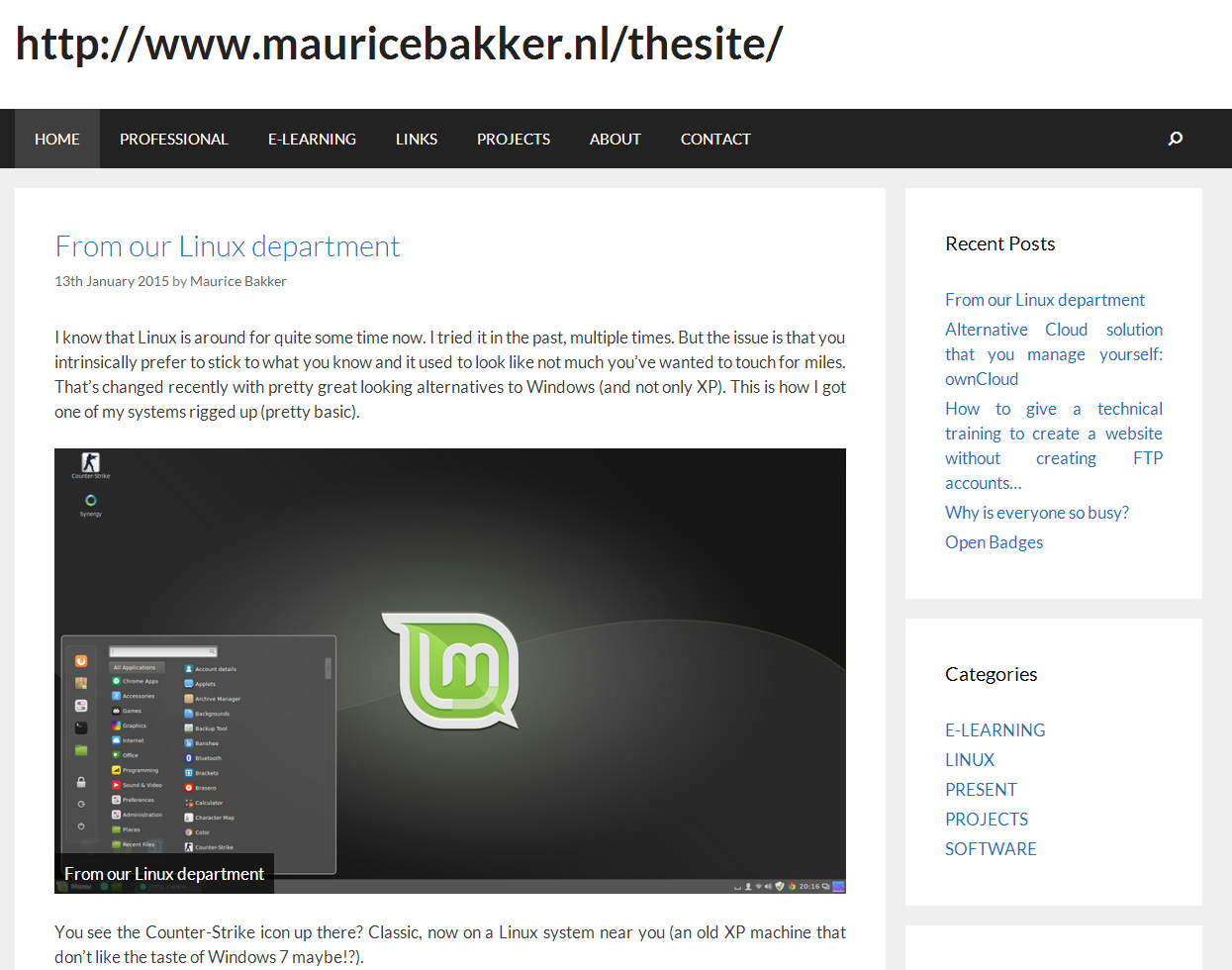 Maurice Bakker | A Personal Website